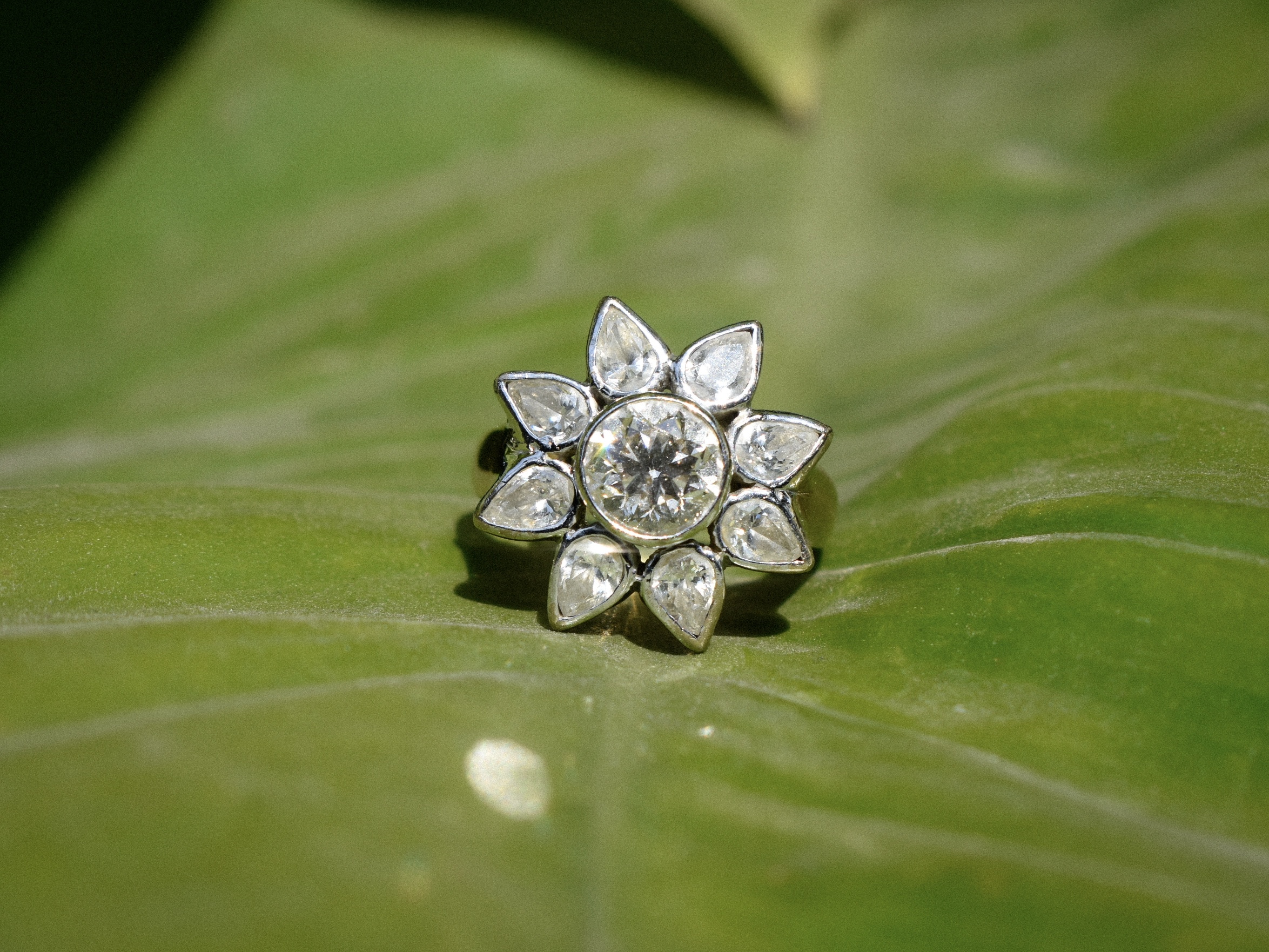 Flower Enagagement Rings